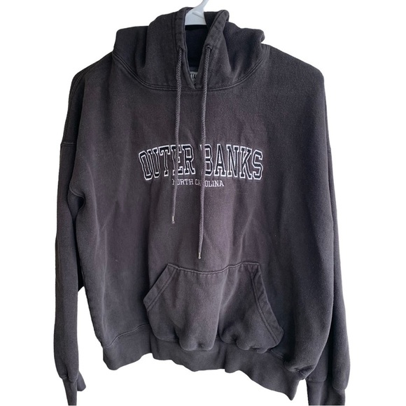 Outer Banks Embroidered Sweatshirt Hoodie American Vintage Athletic Dept Large - Picture 1 of 4